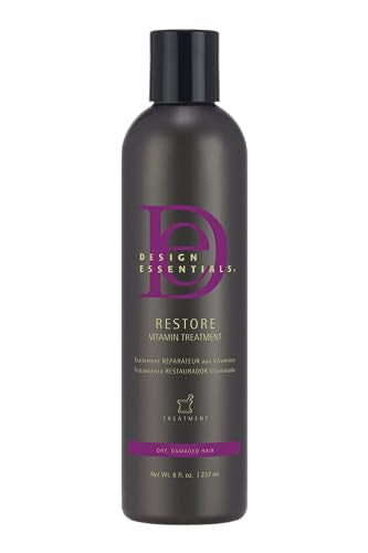 Design Essentials Restore Vitamin Treatment for Natural Dry Damaged Hair, White, 8 Fl Oz Beauty & Personal Care Design Essentials