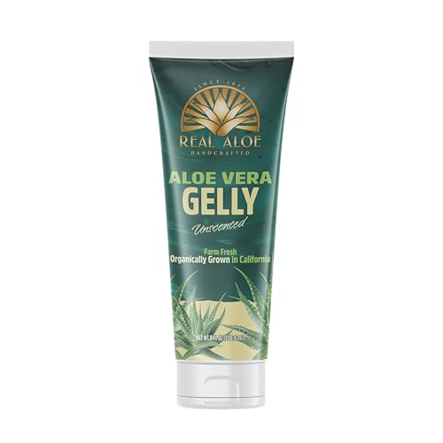 Real Aloe Aloe Vera Gelly - Unscented 8 oz (230 ml) Gel Beauty & Personal Care Real Aloe