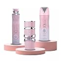 Lattafa Yara Bundle - Eau De Parfum 100ml + Perfumed Body Spray 200ml + Air Freshener 300ml | Long-Lasting Floral Vanilla Scent for Women | Complete Beauty & Personal Care Lattafa