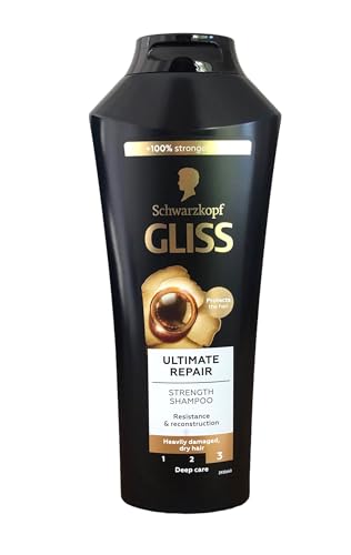 Gliss Shampoo Ultimate Repair 13.6 Ounce (400ml) Beauty & Personal Care GLISS
