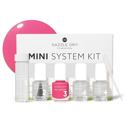 Dazzle Dry Mini Kit - Raspberry Crème - 4 Step System (5 Piece Kit) Beauty and Personal Care Dazzle Dry Default Title