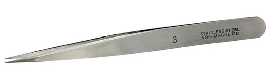 #3 Steel Steel Tweezers Beauty and Personal Care Vallejo