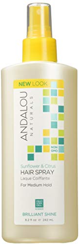 Andalou Naturals Medium Hold Hair Spray Sunflower and Citrus - 8.2 fl oz Beauty & Personal Care Andalou Naturals