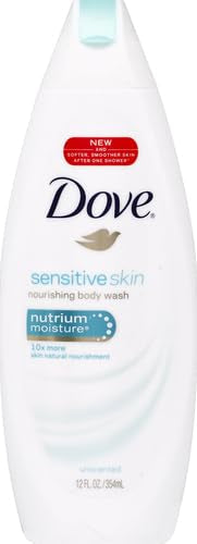 Dove Sensitive Skin Beauty Body Wash 12 oz (Pack of 3) Beauty & Personal Care Dove