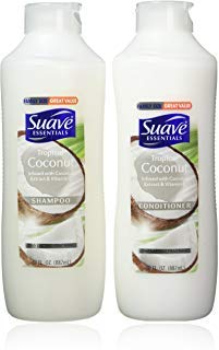 Suave Essentials Shampoo & Conditioner Set, Tropical Coconut, 30 Ounce Each by Suave Beauty and Personal Care Suave