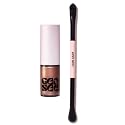GEN SEE The Hollywood Shimmer Set (Gilded Rose Mixed Media Metallic & Dual Sided Eyeshadow Brush) Beauty & Personal Care Gen See