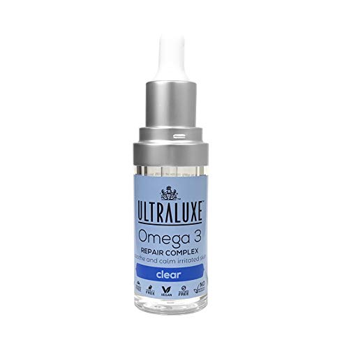 ULTRALUXE SKIN CARE Omega-3 Repair Complex, Clear, 0.6 oz Beauty & Personal Care ULTRALUXE SKIN CARE