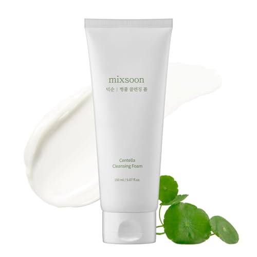 mixsoon Centella Cleansing Foam Face Wash with Cica, Low pH Cleansing and Soothing for Face, Hydrating Formula 150ml / 5.07 fl. oz. Korean Glass Skin Beauty and Personal Care mixsoon Default Title