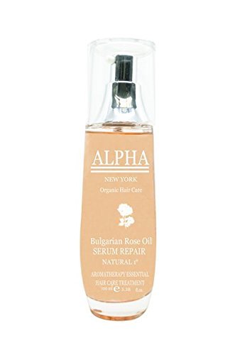 Bulgarian Rose Oil Serum organic Hair Care By Alpha New York 100 ml. / 3.38 fl.oz. Beauty & Personal Care ALPHA NEW YORK