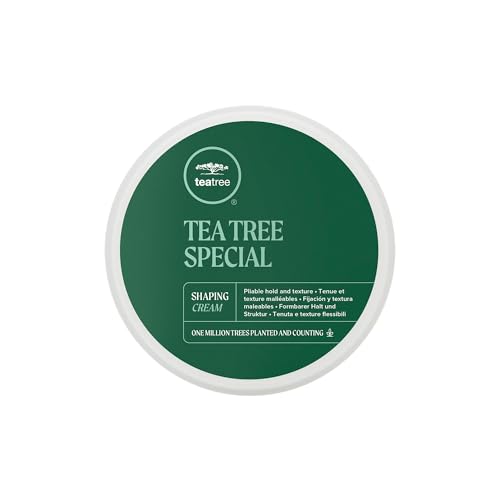 Tea Tree Shaping Cream, Hair Styling Cream, Long-Lasting Hold, Matte Finish, For All Hair Types, 3 oz Beauty & Personal Care Tea Tree