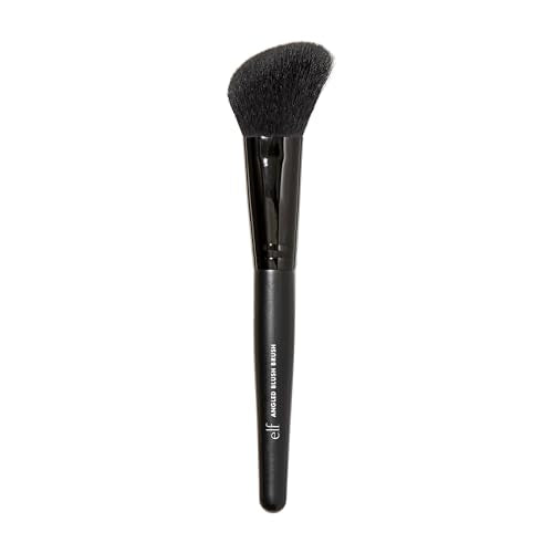 e.l.f. Angled Blush Brush, Face Makeup Brush For A Sculpted Look, Great For Cream, Liquid Or Powder Blush, Bronzers & more, Vegan & Cruelty-Free Beauty and Personal Care e.l.f. Default Title