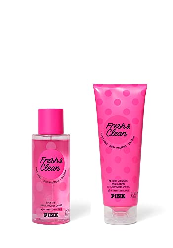 Victoria's Secret Pink Fresh & Clean Mist & Lotion Set Beauty & Personal Care Victoria's Secret