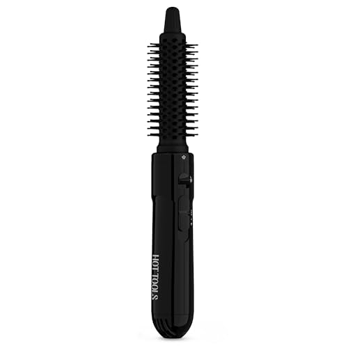 Hot Tools Pro Artist Hot Air Styling Brush | Style, Curl and Touch Ups (1”) Black Beauty & Personal Care HOT TOOLS