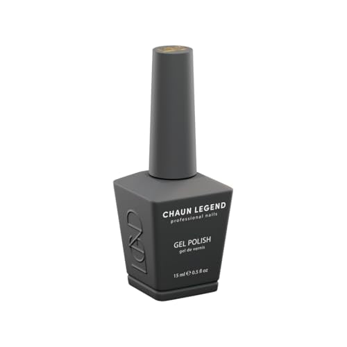 Chaun Legend Gel Nail Polish | Back That Ash Up LG5238 (metallic silver shimmer) | Soak Off UV LED Cure Gel Polish High Gloss 15ml