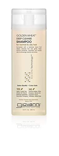 GIOVANNI ECO CHIC Golden Wheat Deep Cleanse Shampoo - Shampoo for Oily hair, Deep Cleansing With Botanical Oils, Helps Encourages Volume & Shine Beauty & Personal Care GIOVANNI
