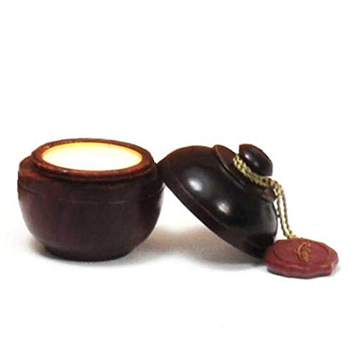 Lasa Aromatics Natural Solid Perfume Body Musk In Wooden Jar - 6 gm (Nagchampa) Beauty & Personal Care LASA AROMATICS