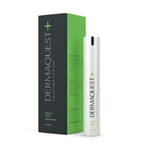 DermaQuest+ NEW Peptide Line Corrector Face Serum (1oz) Beauty & Personal Care DermaQuest