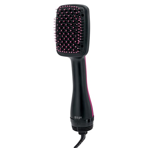 REVLON One-Step Hair Dryer and Styler, All-in-One Detangling and Straightener Brush for Salon-Quality Smooth, Straight Hair, More Shine and Less Beauty & Personal Care REVLON