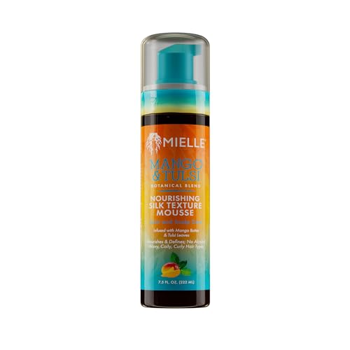 Mielle Organics Mango & Tulsi Hair Nourishing Silk Texture Mousse, 7.5 Ounce Beauty & Personal Care Mielle Organics
