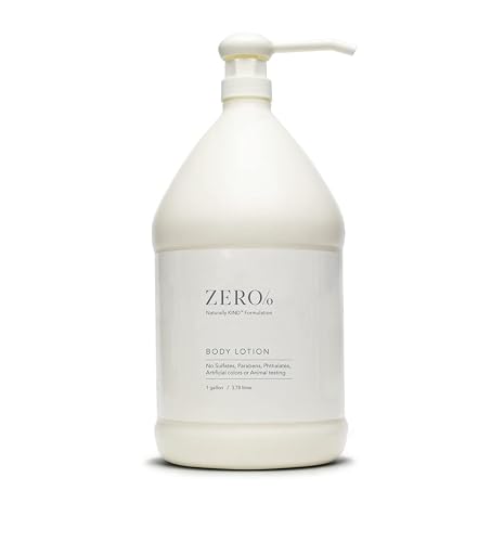 Zero% Unisex Body Lotion - 1 Gallon - Light and fresh, Nourishing, Zero Parabens, Sulfates, and Phthalates Beauty & Personal Care Gilchrist & Soames