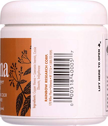 Rainbow Research Henna Hair Color and Conditioner Persian, Copper Red, 4 Fluid Ounce Beauty & Personal Care Rainbow Research