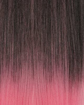 Vivica A. Fox Amore Mio Collection Pre-Stretched Abundant Volume Copper Infused Spetra Synthetic Hair - Stretch Braid 1pcs 25 Inch (TPPINK/1B)