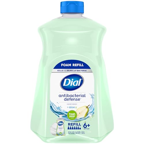 Dial Antibacterial Foaming Hand Soap Refill, Fresh Pear, 52 fl oz Beauty & Personal Care Dial