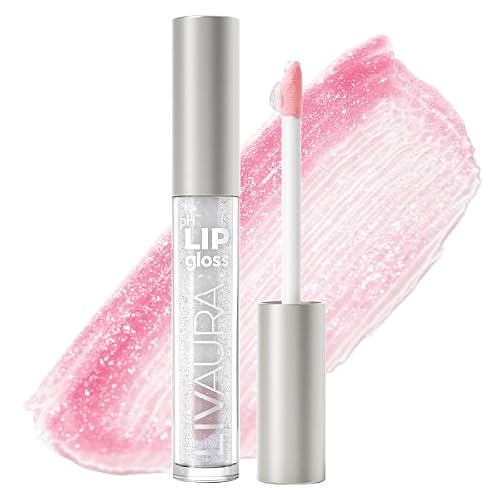 LIVAURA Shimmer Lip Gloss pH Activated, Glitter Lip Gloss for Women, Glossy, Shiny, Sparkly LipGloss, High-Shine Glittery Lipstick, Glimmer Sparkle Beauty & Personal Care LIVAURA