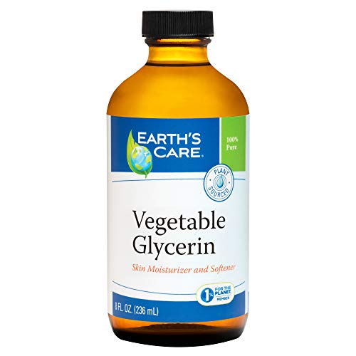 Earth's Care Vegetable Glycerin, 100% Pure Liquid Glycerine for Hair, Skin and DIY Projects 8 FL. OZ. Beauty & Personal Care Earth's Care
