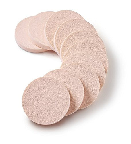 OWLFAVO 20pcs Makeup Powder Sponges Round and Square Latex Free Disposable Beauty Blender Foam Cosmetic Applicator Facial Puffs for Flawless Beauty & Personal Care Nuonove