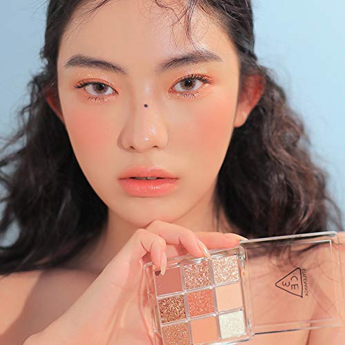 3CE Multi Eye Color Palette Clear #Shot Again 9Colors Peal Glow Eye Shadow Staylenanda Beauty & Personal Care 3CE