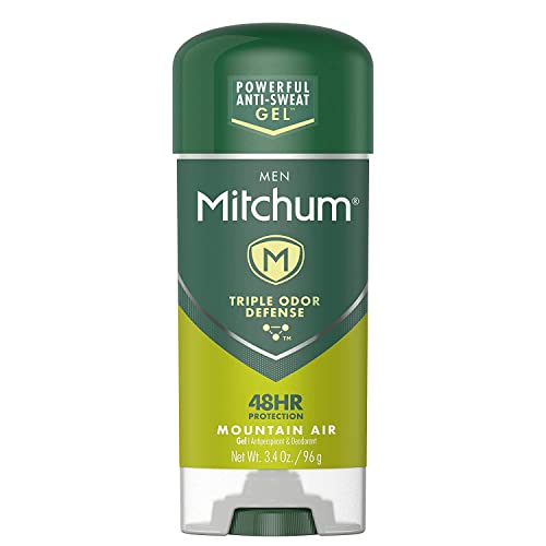 Mitchum Advanced Gel Anti-Perspirant & Deodorant, Mountain Air 3.4 oz (Pack of 3) Beauty and Personal Care Mitchum