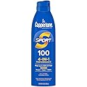 Coppertone SPORT Continuous Sunscreen Spray Broad Spectrum SPF 100 (5.5 Ounce) (Packaging may vary) Beauty & Personal Care Coppertone