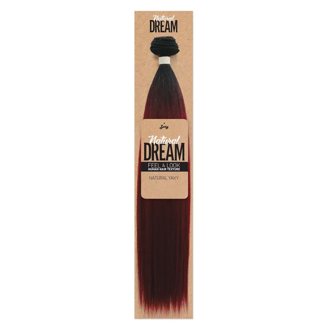 Zury Sis Synthetic Dream Weave - Natural Yaky 30" (Color : 1 Jet Black)