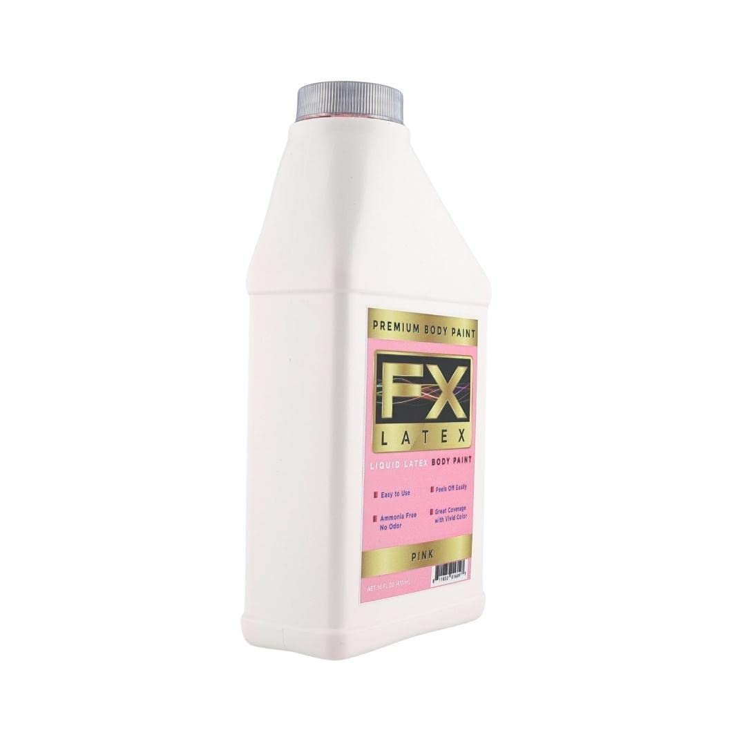 Liquid Latex Fashions- Ammonia Free Natural Face paint for Kids and Adults, Ideal for Artwork, Parties, School Plays, Cosplays and Concerts, Pink- 16 Beauty & Personal Care Liquid Latex Fashions