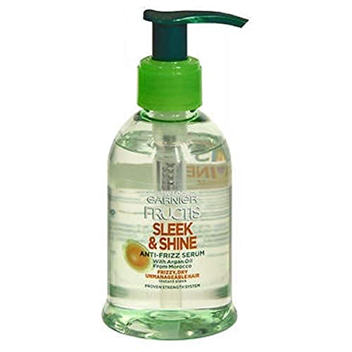 Garnier Fructis Serum Anti-Frizz Sleek & Shine 5.1 Ounce (150ml) (2 Pack) Beauty & Personal Care Garnier