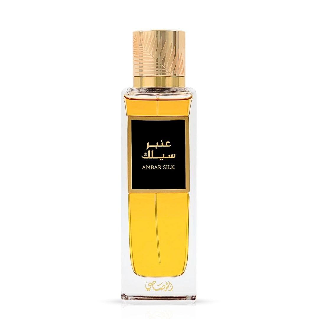 RASASI Ambar Silk Eau de Parfum Spray for 200ml (6.76 Oz) | Luxury Warm Spicy Gourmand Perfume with Amber, Vanilla & Cardamom | Unisex Arabian Beauty & Personal Care RASASI