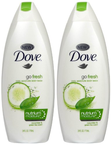 Dove Go Fresh Body Wash, Cool Moisture, 24 oz, 2 pk Beauty & Personal Care Dove