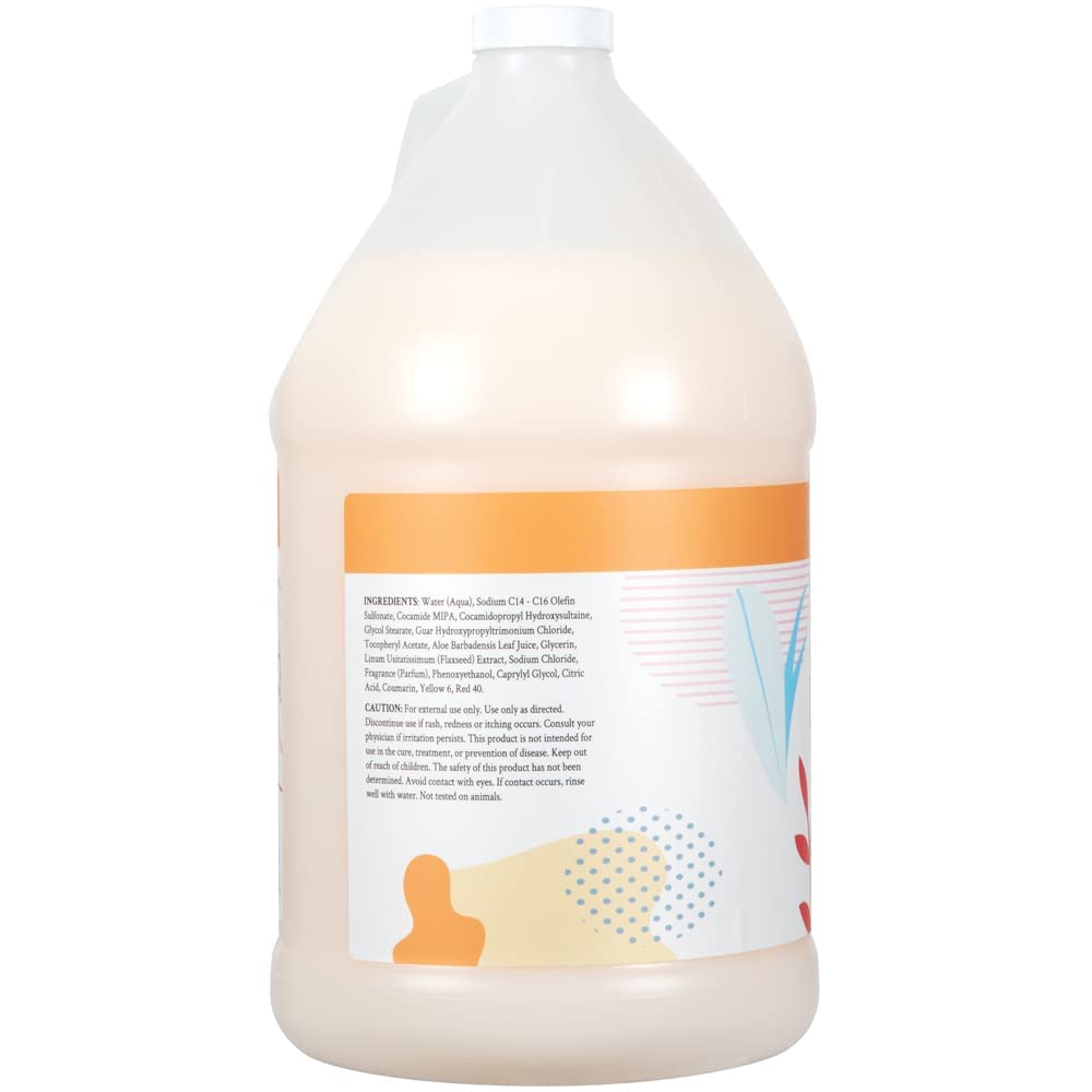 Ginger Lily Farms Botanicals All-Purpose Liquid Hand Soap Refill, Coco Mango, 100% Vegan & Cruelty-Free, Coconut Mango Scent, 1 Gallon (Pack of 4) Beauty & Personal Care Ginger Lily Farms