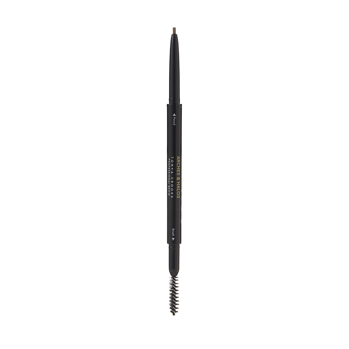 Arches & Halos Micro Defining Brow Pencil - Get Fuller and More Defined Brows - Long-Lasting, Smudge Proof, Rich Color - Dual Ended Pencil with Brush