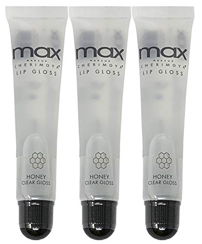 Cherimoya (3Pack) MAX Makeup Lip Polish HONEY Clear Gloss Beauty & Personal Care Cherimoya