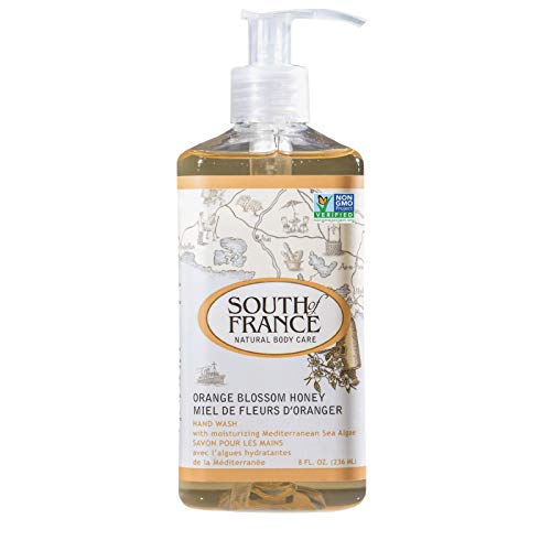 Hand Wash Liquid, Orange Blossom Honey 8 Oz by South of France Soaps (Pack of 2) Beauty & Personal Care South Of France