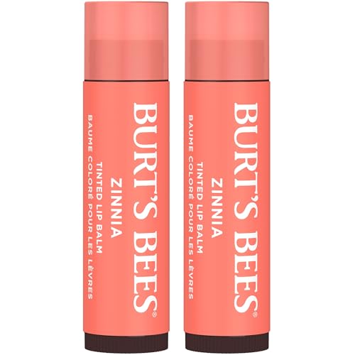 Burt's Bees 100% Natural Tinted Lip Balm, Zinnia, 0.15 Oz, Pack of 2 Beauty and Personal Care Burt's Bees