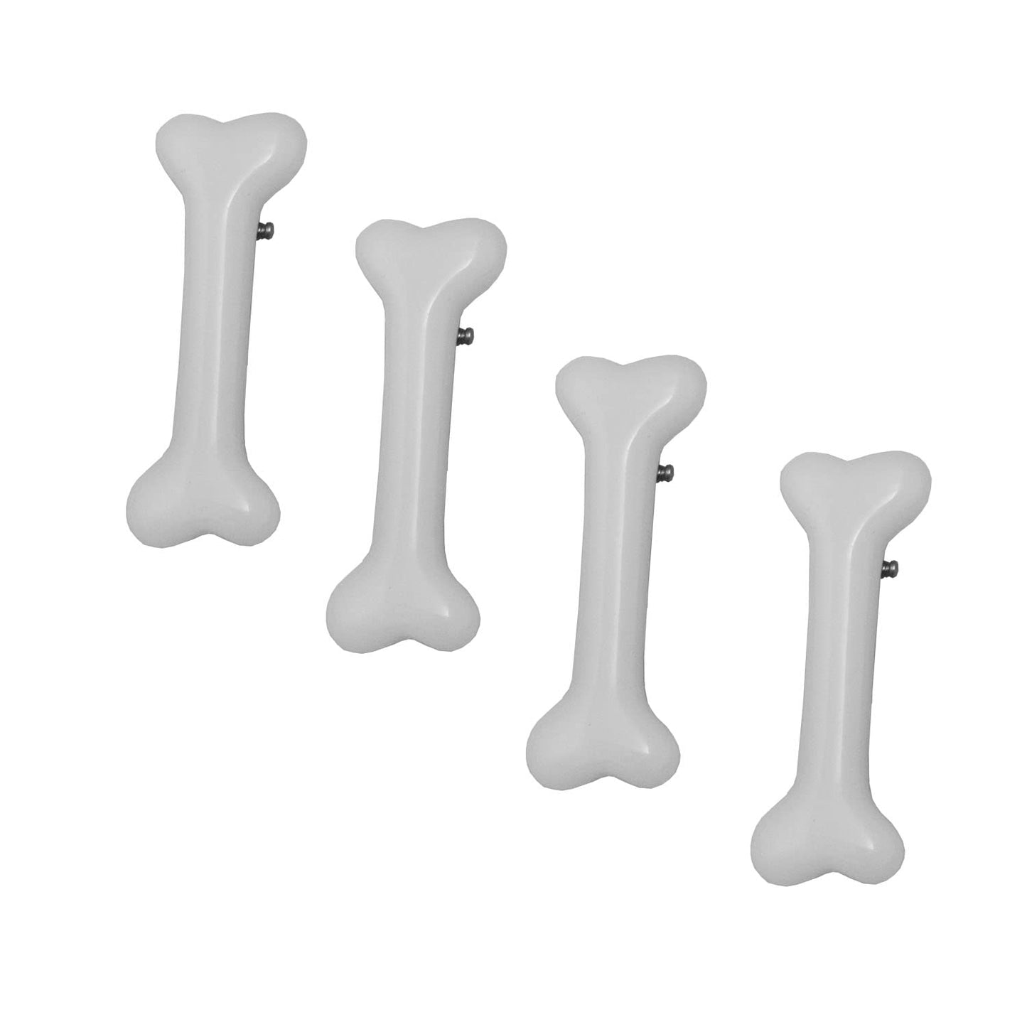 4pcs Halloween White Dog Bone Hair Clips,Artificial Dog Bone Hairpins Alligator Barrettes Christmas Hair Accessories for Kids Girls Beauty & Personal Care N\C
