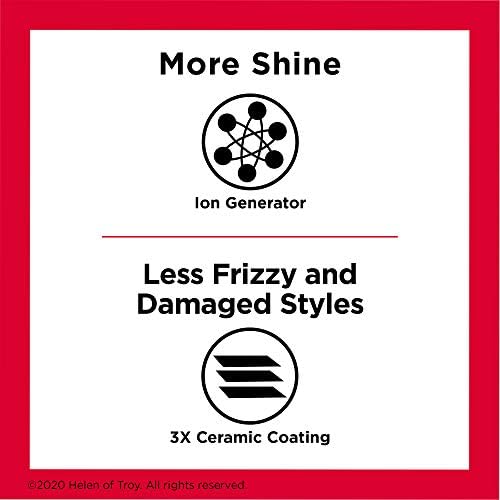 REVLON Salon One-Step Straight and Shine Heated Brush for Visibly Shinier, Smoother Hair | Hair Straightener That Revives Second Day Hair with an Ion Beauty & Personal Care Revlon