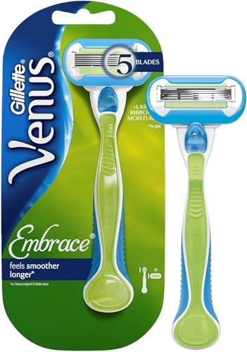 Gillette Venus Embrace Women's Razor 1 Razor 2 Refill Cartridges and 1 Showerpod (Pack of 2) Beauty and Personal Care Gillette Venus