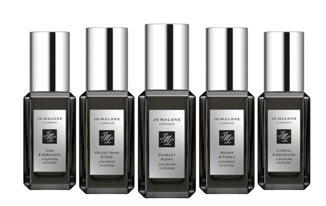 Jo Malone London Cologne Intense collection - Fragrance Set - 5 Mini intense colognes (0.3 fl oz/ 9 ml EACH) Beauty & Personal Care Jo Malone