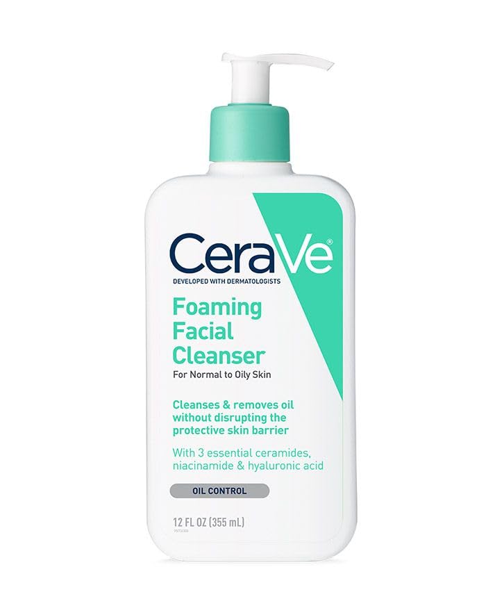 CeraVe Foaming Facial Cleanser 12 oz (Pack of 6) Beauty & Personal Care CeraVe