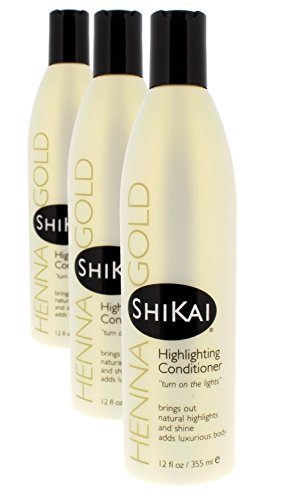 Shikai - Henna Gold Highlighting Conditioner, Brings Out Natural Highlights & Shine, Adds Luxurious Body, Plant-Based Formula with Non-Coloring Henna Beauty & Personal Care ShiKai