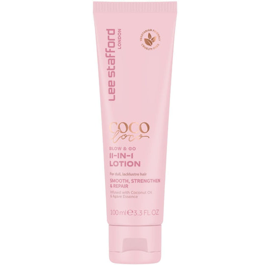 Lee Stafford Blow Dry Hair Lotion | Coco Loco Collection - 11-in-1 Leave In Styling Cream, Heat Procectant & Hyrdates Hair with a HIgh Shine Finish Beauty & Personal Care Lee Stafford